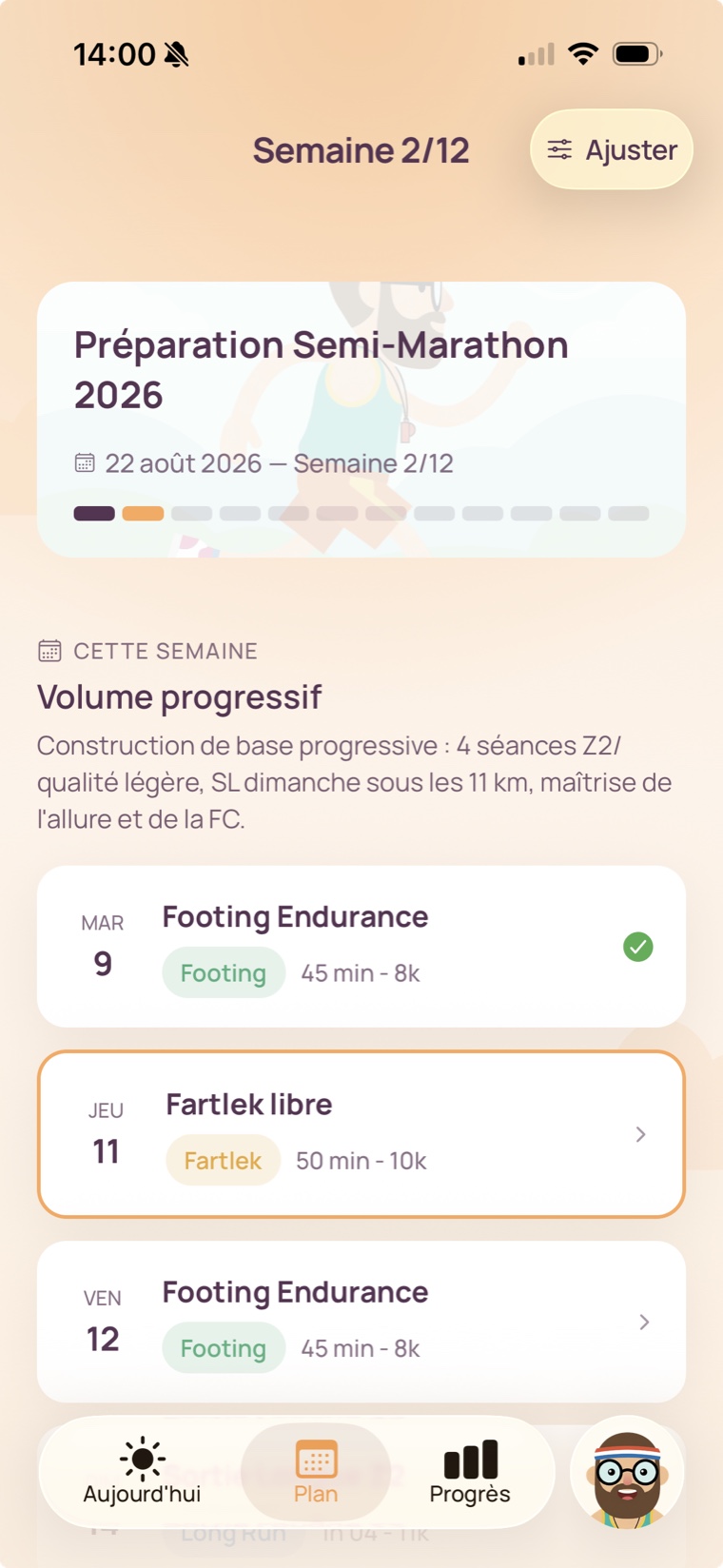 Un vrai plan, jamais figé